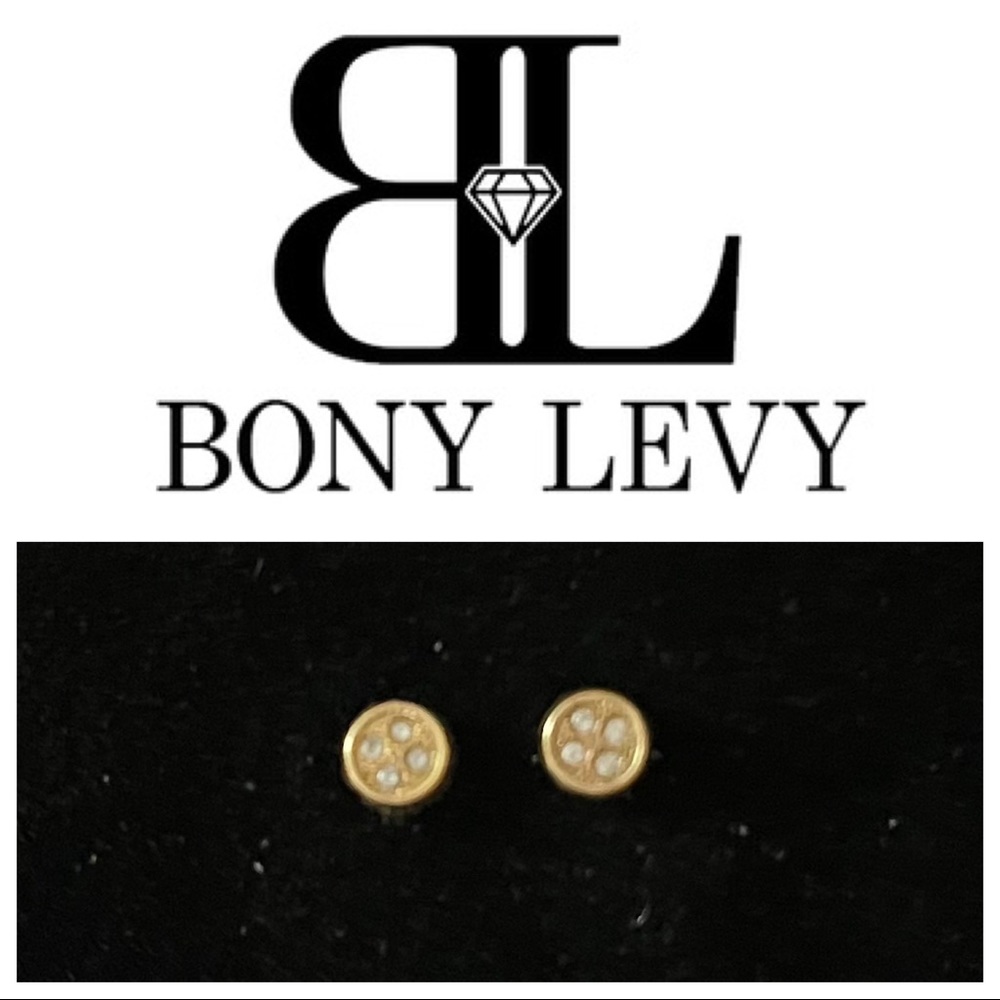 Bony Levy Diamond 18 k gold earrings $295